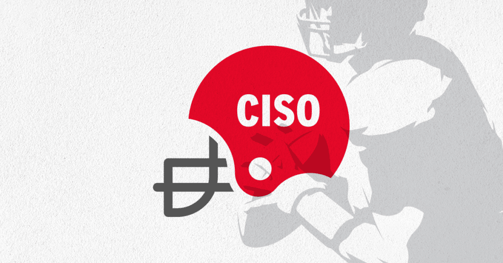 Quarterback with "CISO" on the helmet