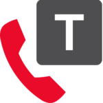 Icon of phone with the Microsoft® Teams logo