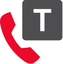 Icon of phone with the Microsoft® Teams logo